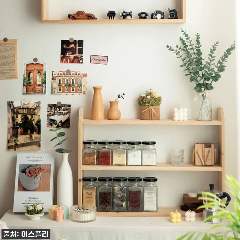 이 가격 실화?! 주방 미니선반 원목 관련 이미지 5