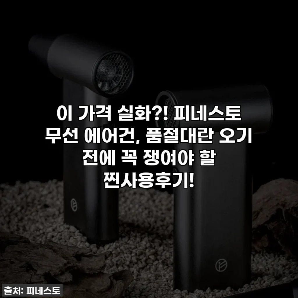 이 가격 실화?! 피네스토 무선 에어건, 품절대란 오기 전에 꼭 쟁여야 할 찐사용후기!