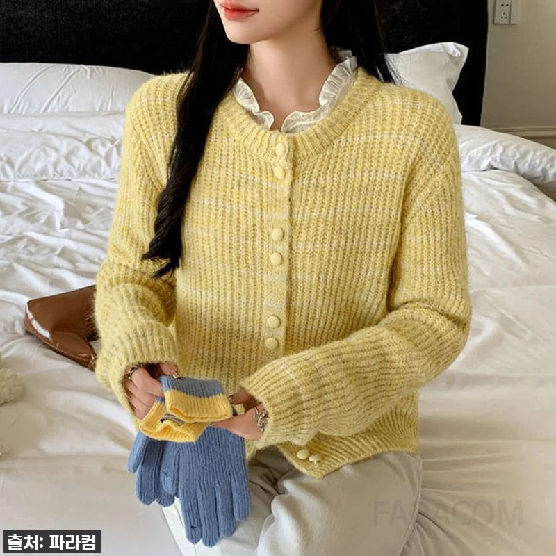 봄 가을 필수템! 여성 스트라이프 니 관련 이미지 1