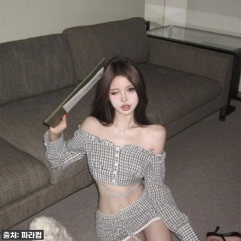 하객룩 고민 끝! 여성 오프숄더 트위 관련 이미지 1