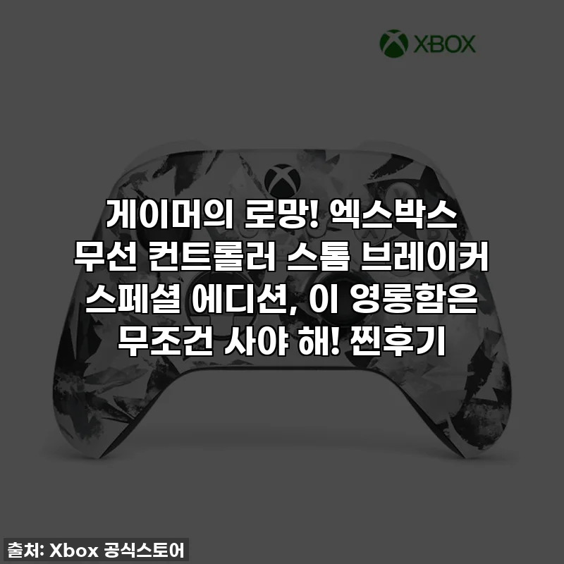 게이머의 로망! 엑스박스 무선 컨트롤러 스톰 브레이커 스페셜 에디션, 이 영롱함은 무조건 사야 해! 찐후기