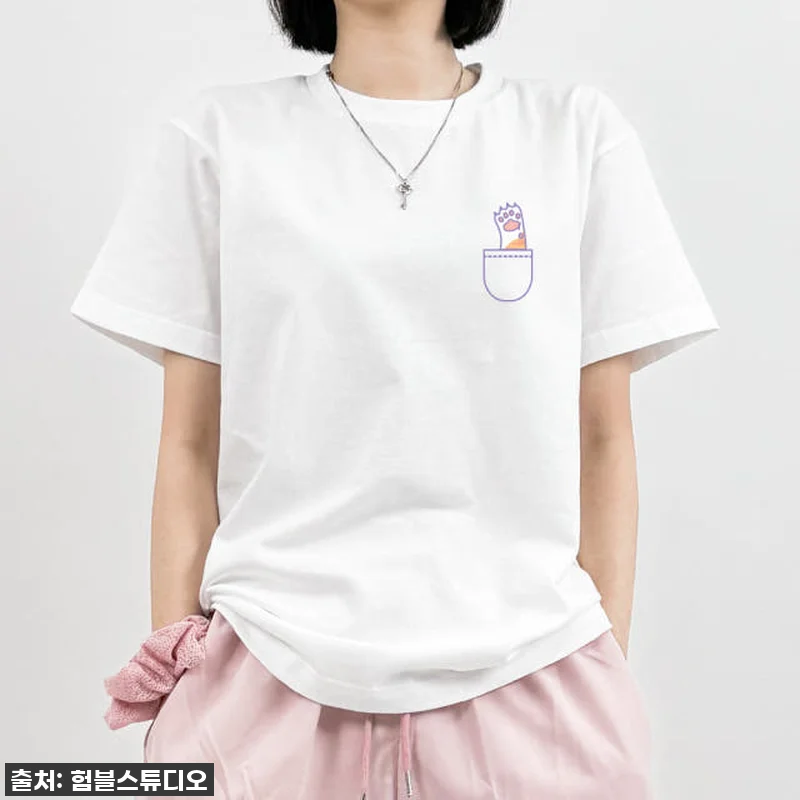 여성 반팔 여름 박스티 라운드 17수 관련 이미지 3