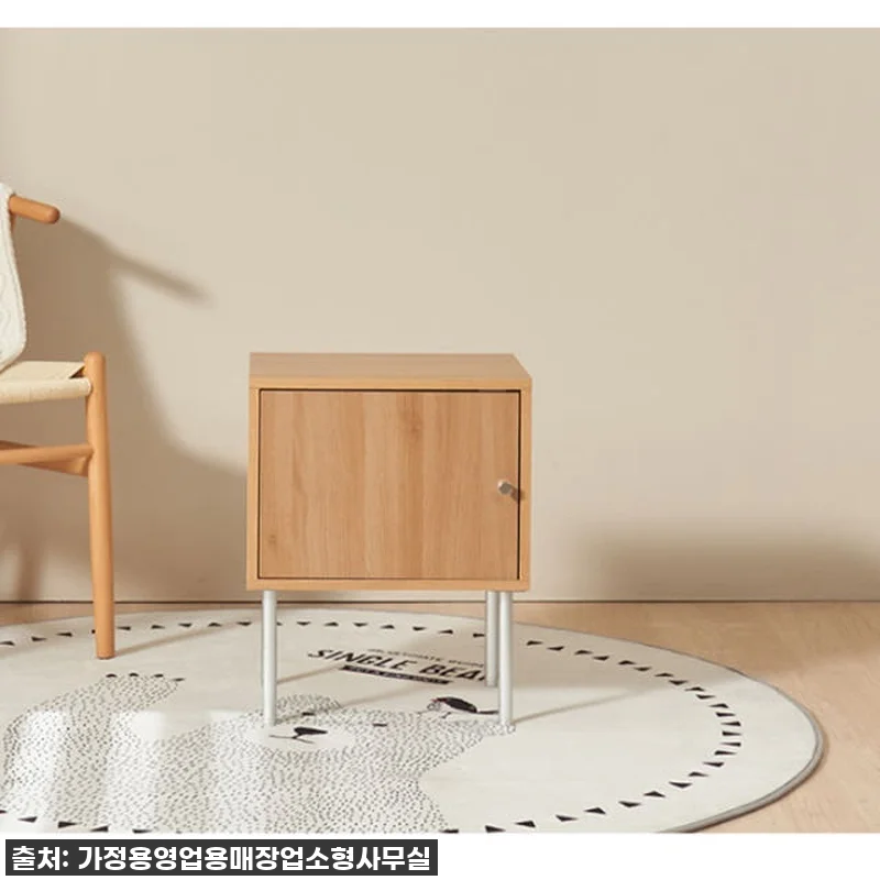 작은 수납장 미니 틈새장 흰색 매장 관련 이미지 3