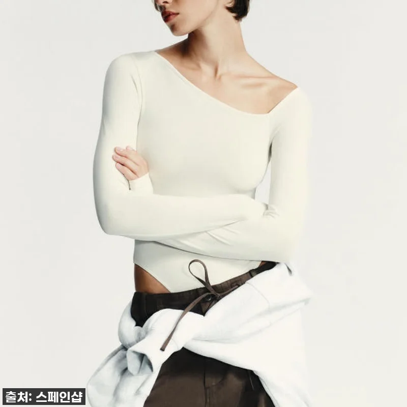 자라 미니멀 비대칭넥 바디수트 찐후기 관련 이미지 3