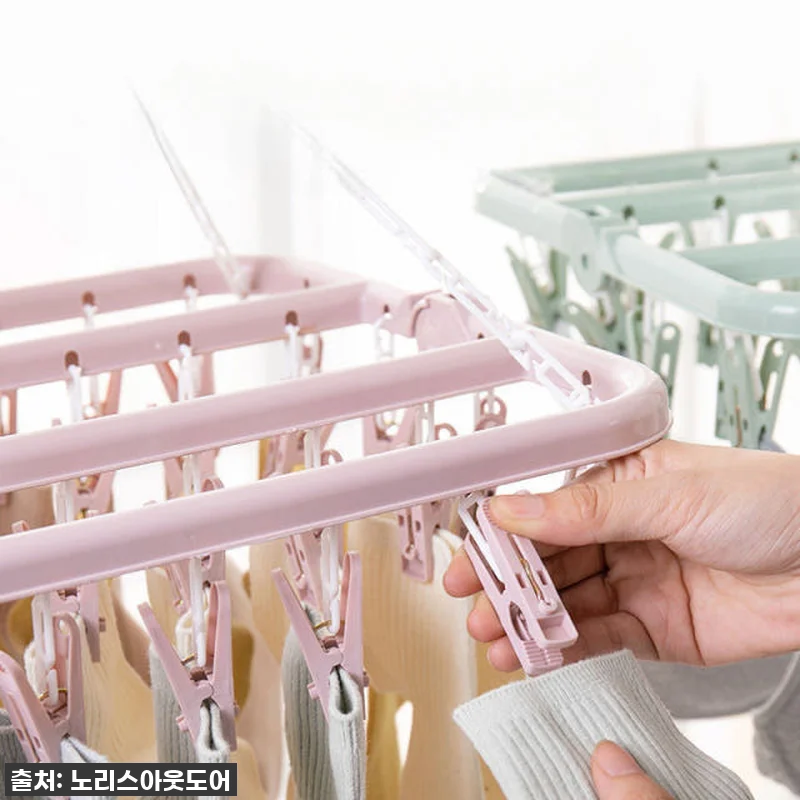 32p 양말건조대 빨래집게 속옷걸이 관련 이미지 5