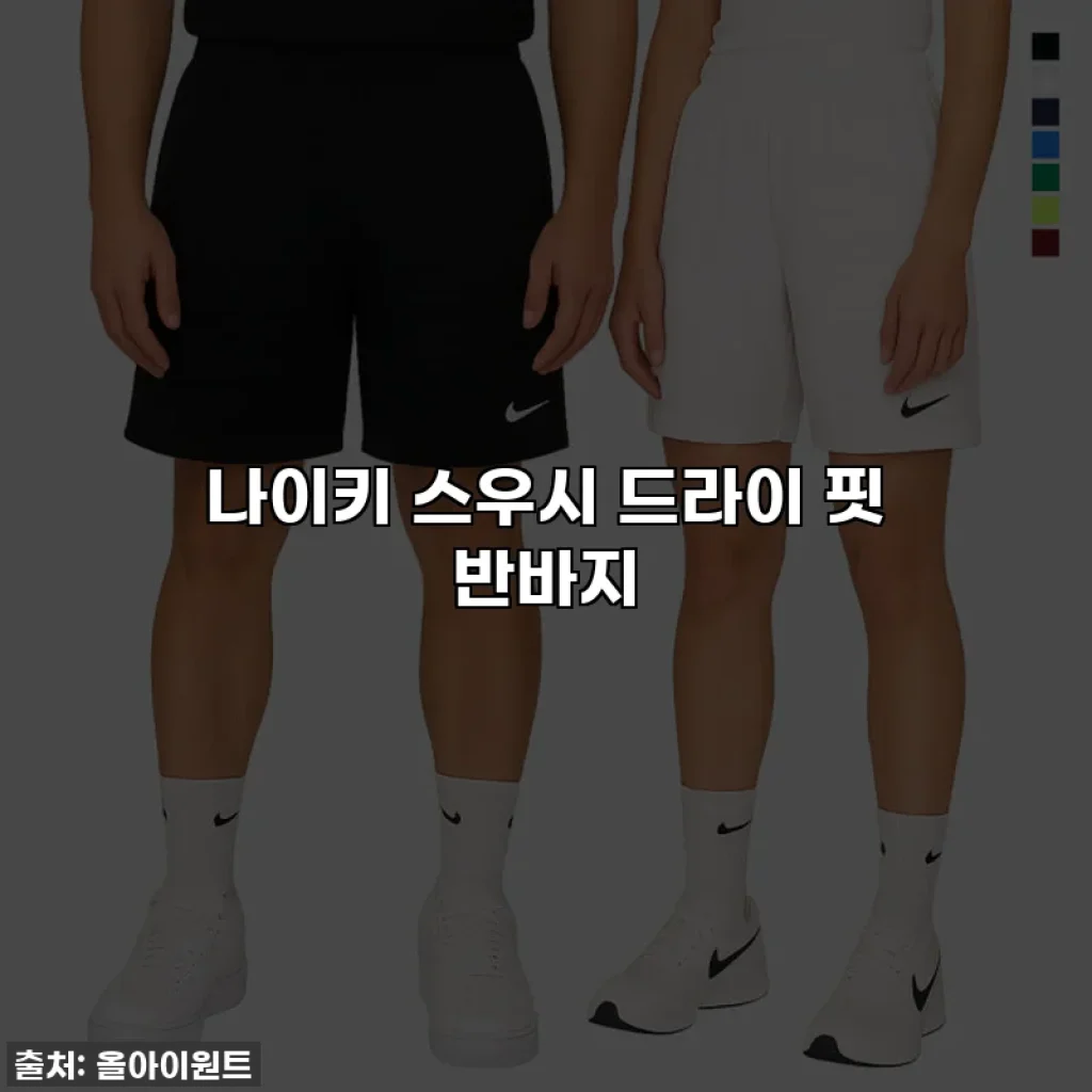 나이키 스우시 드라이 핏 반바지