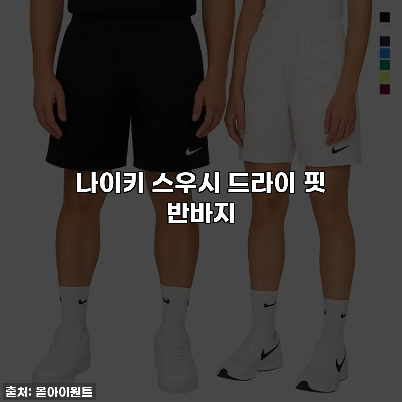 나이키 스우시 드라이 핏 반바지