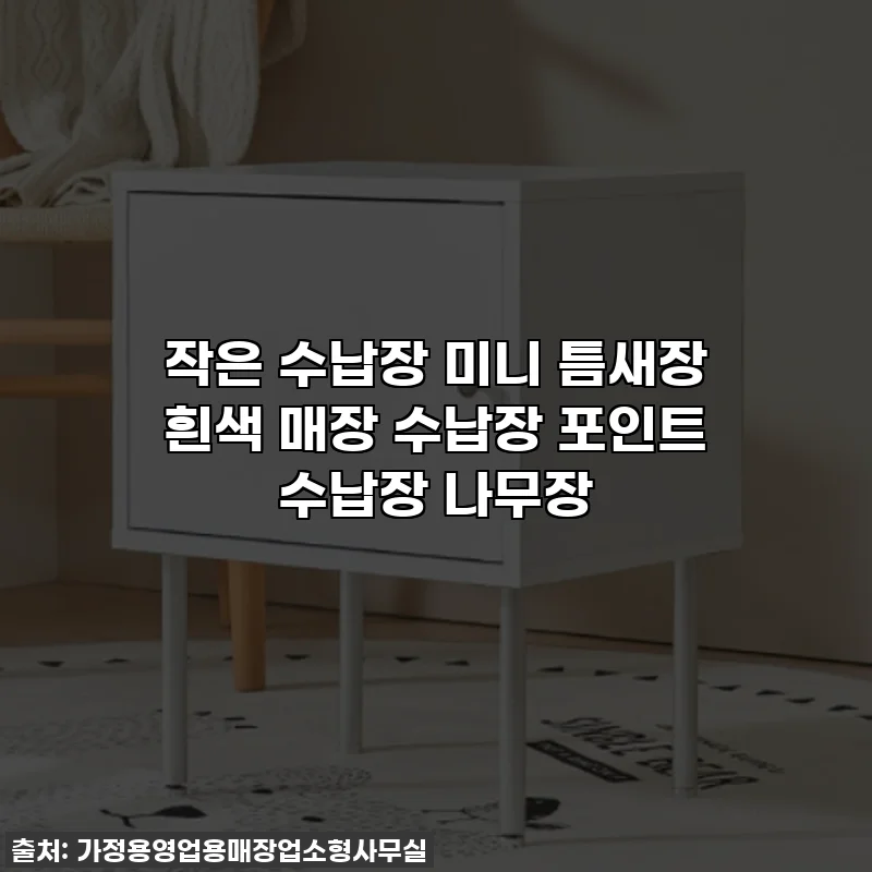 작은 수납장 미니 틈새장 흰색 매장 수납장 포인트 수납장 나무장