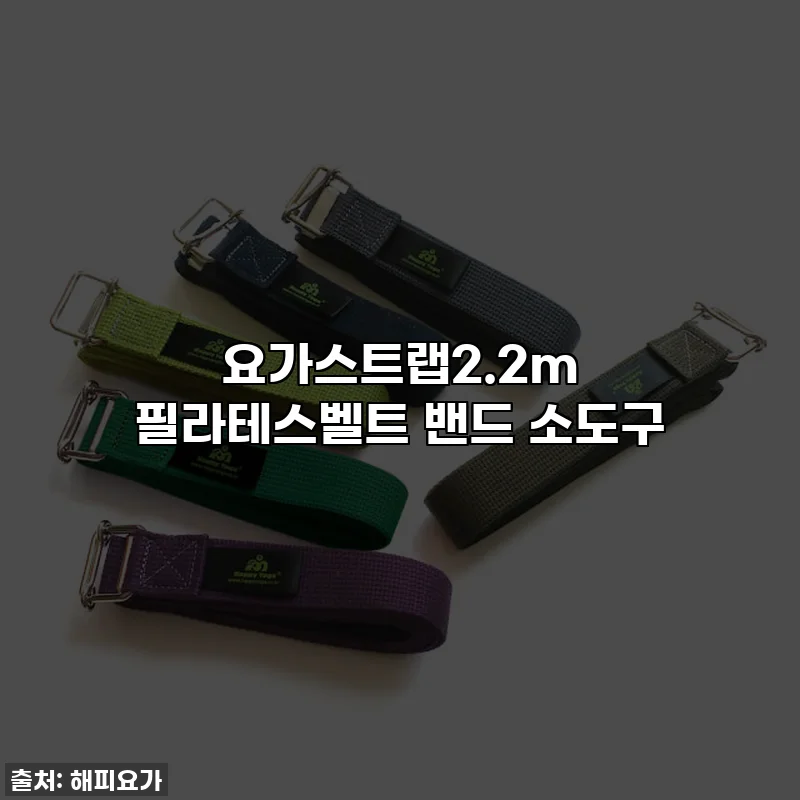 요가스트랩2.2m 필라테스벨트 밴드 소도구