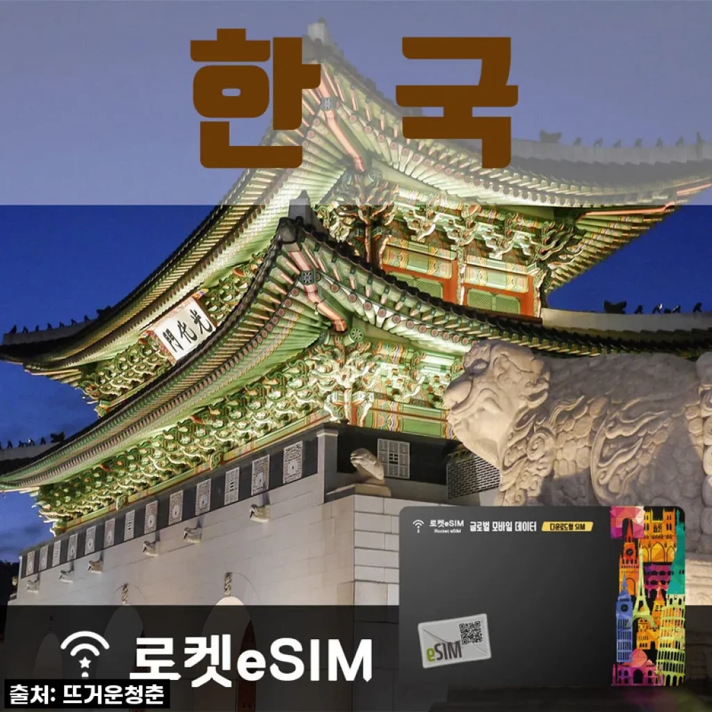 진짜 써보니 대박! 로켓eSIM 한국 40일 무제한, 이런 꿀템은 무조건 쟁여야죠!