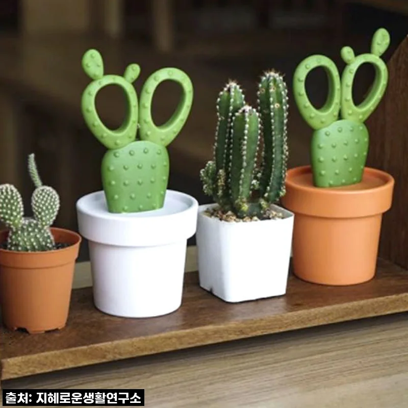 이슈템 등극! 책상 위 분위기 끝판왕? 퀄리 선인장 가위, 직접 써보니 대박이네요!
