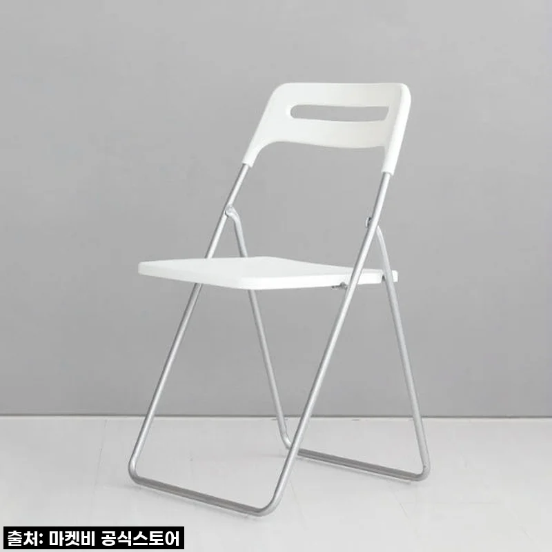 이슈템? 품절임박? LOCCO 접이식의자 매트화이트, 내 허리 작살난 찐 사용 후기 (광고 아님, 내 돈 내산!)