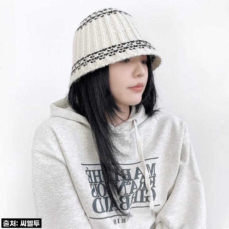 므헨 스티치 니트 벙거지모자, 올겨울 품절각! 직접 써보니 대만족 찐후기!