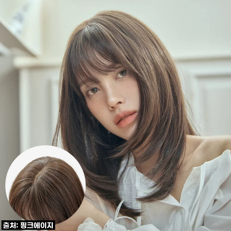 인생템 등극! 완수제 통가발 레이어드 윈드컷, 이 구역 스타일 여신은 바로 나!
