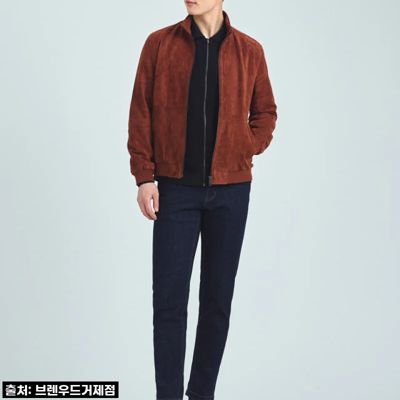 50% 할인? 브렌우드 볼더레더 산양가죽 블루종, 이 가격 실화?