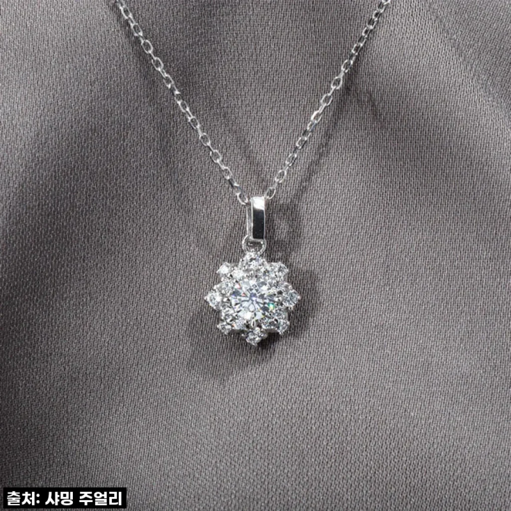 결혼기념일 선물? 3부 5부 랩 다이아 목걸이, 이 가격에 이렇게 반짝여도 될까요? (찐후기!)