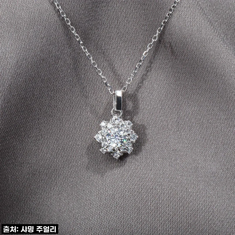 결혼기념일 선물? 3부 5부 랩 다이아 목걸이, 이 가격에 이렇게 반짝여도 될까요? (찐후기!)