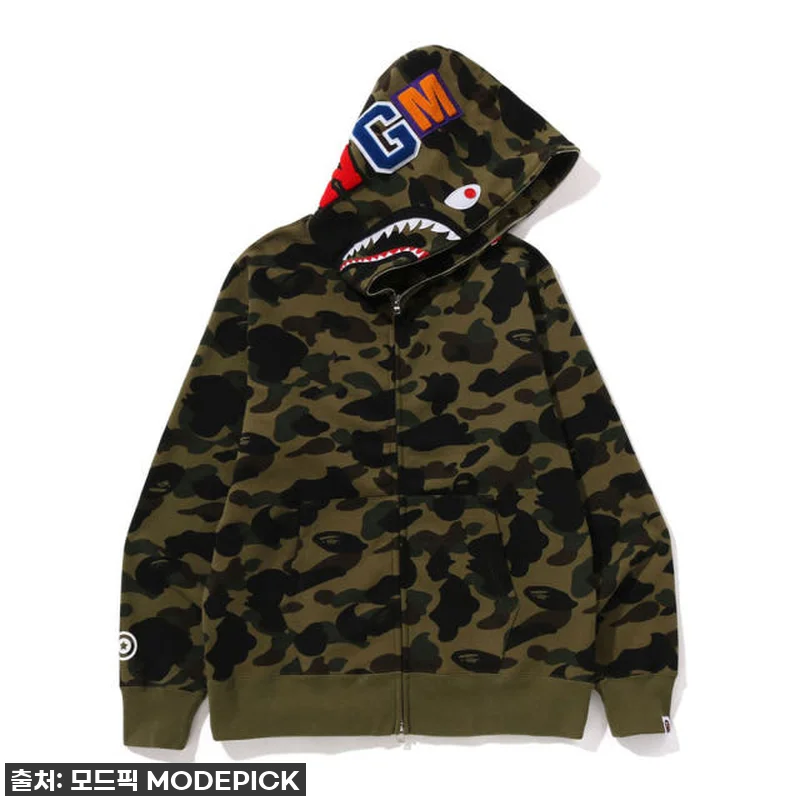베이프 샤크 후드집업 1ST CAMO 관련 이미지 1