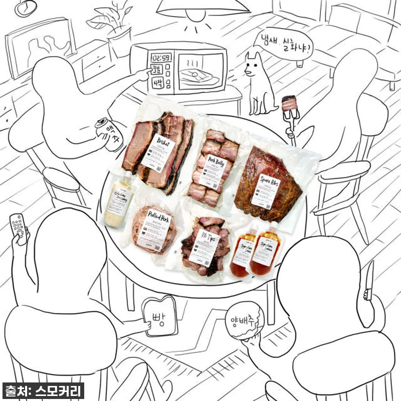 [스모커리] 텍사스바베큐 클래식 팩 관련 이미지 1