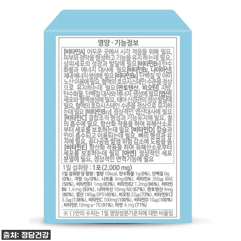 뉴트키즈타민 어린이 멀티 비타민 아연 관련 이미지 1