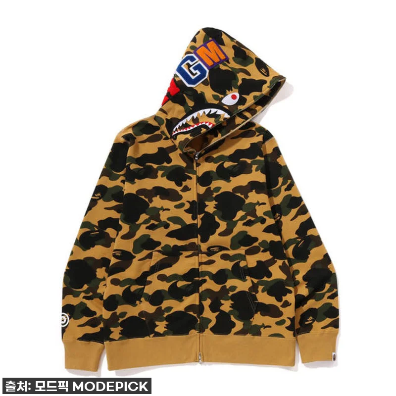 베이프 샤크 후드집업 1ST CAMO 관련 이미지 2