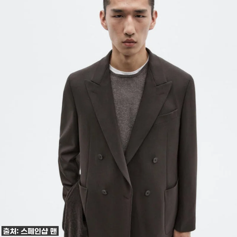 마시모두띠 한정판 더블브레스트 울 수 관련 이미지 2