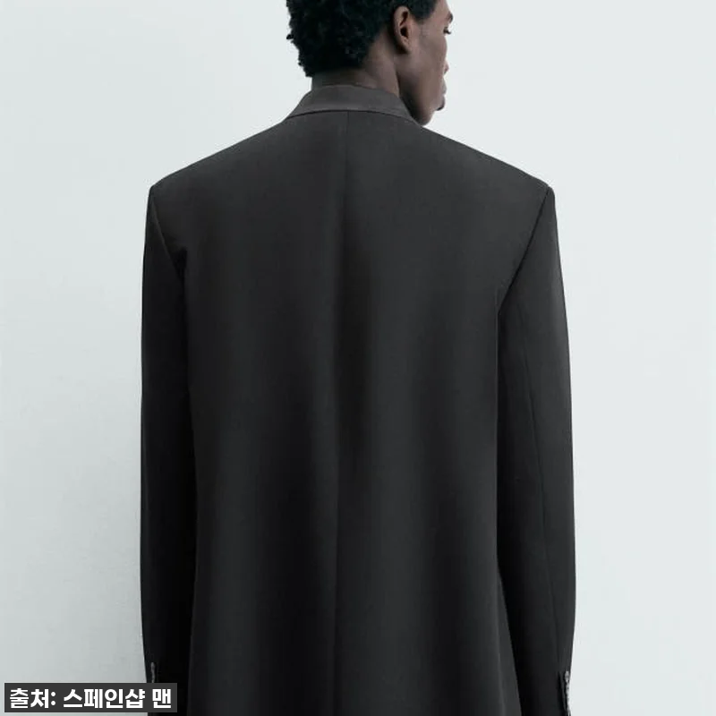 자라 스트라이프 자카드 프록 롱 코트 관련 이미지 3