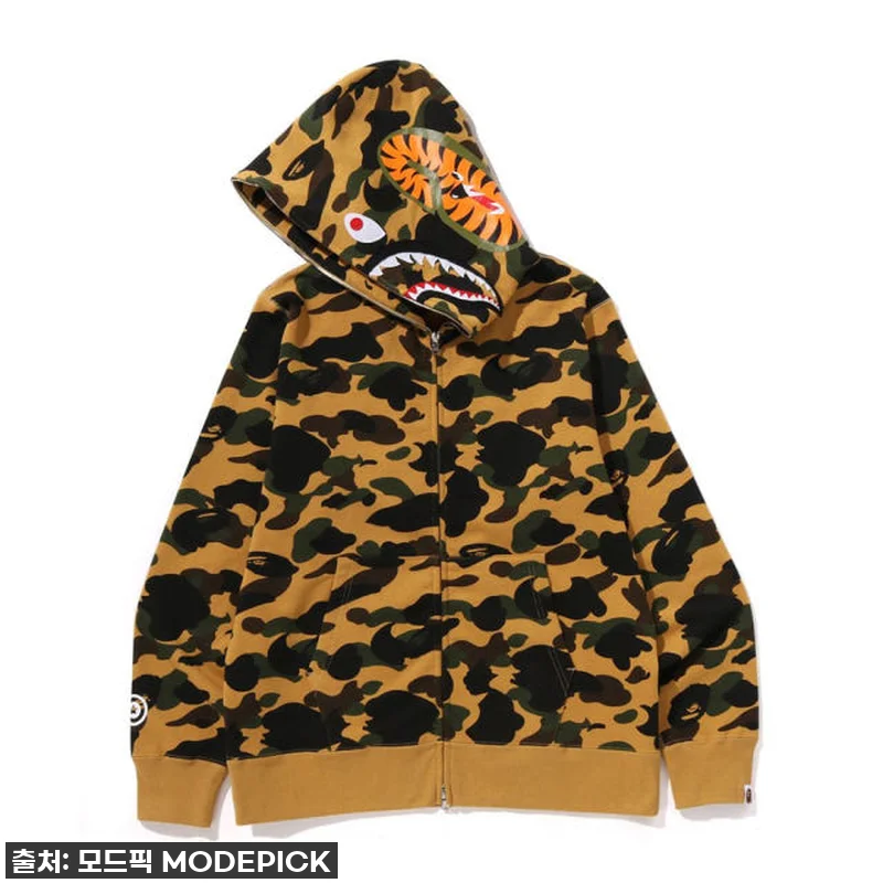 베이프 샤크 후드집업 1ST CAMO 관련 이미지 3