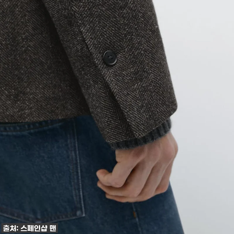 마시모두띠 헤링본 울블렌드 테일러드 관련 이미지 4