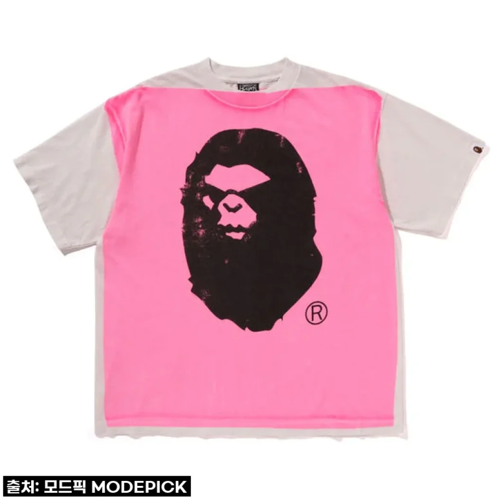 BAPE X SAINT MXXXXXX MAD FACE HANDPRINTING TEE, 드디어 내 손에!