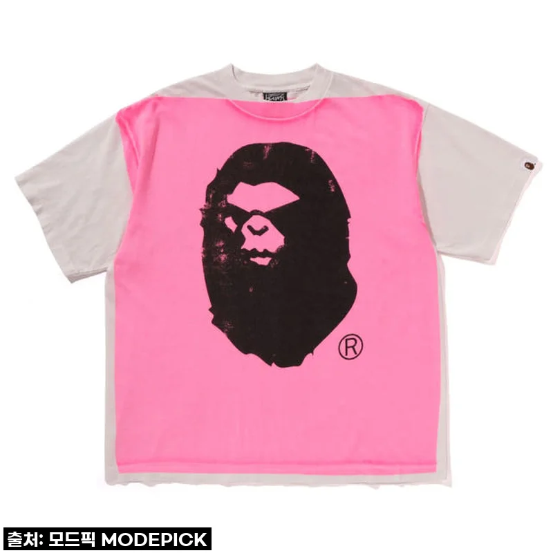 BAPE X SAINT MXXXXXX MAD FACE HANDPRINTING TEE, 드디어 내 손에!