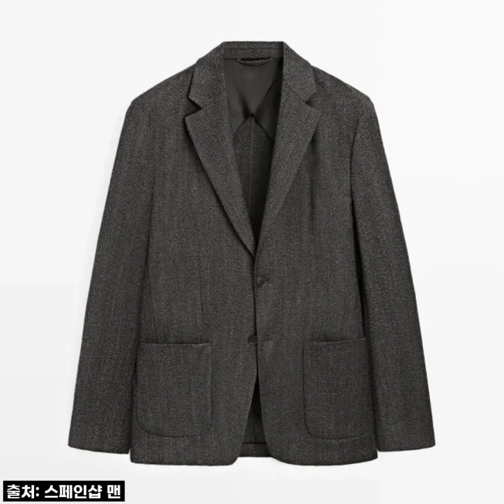 마시모두띠 헤링본 울블렌드 테일러드 블레이저, 가을을 품은 나의 완벽한 데일리룩!