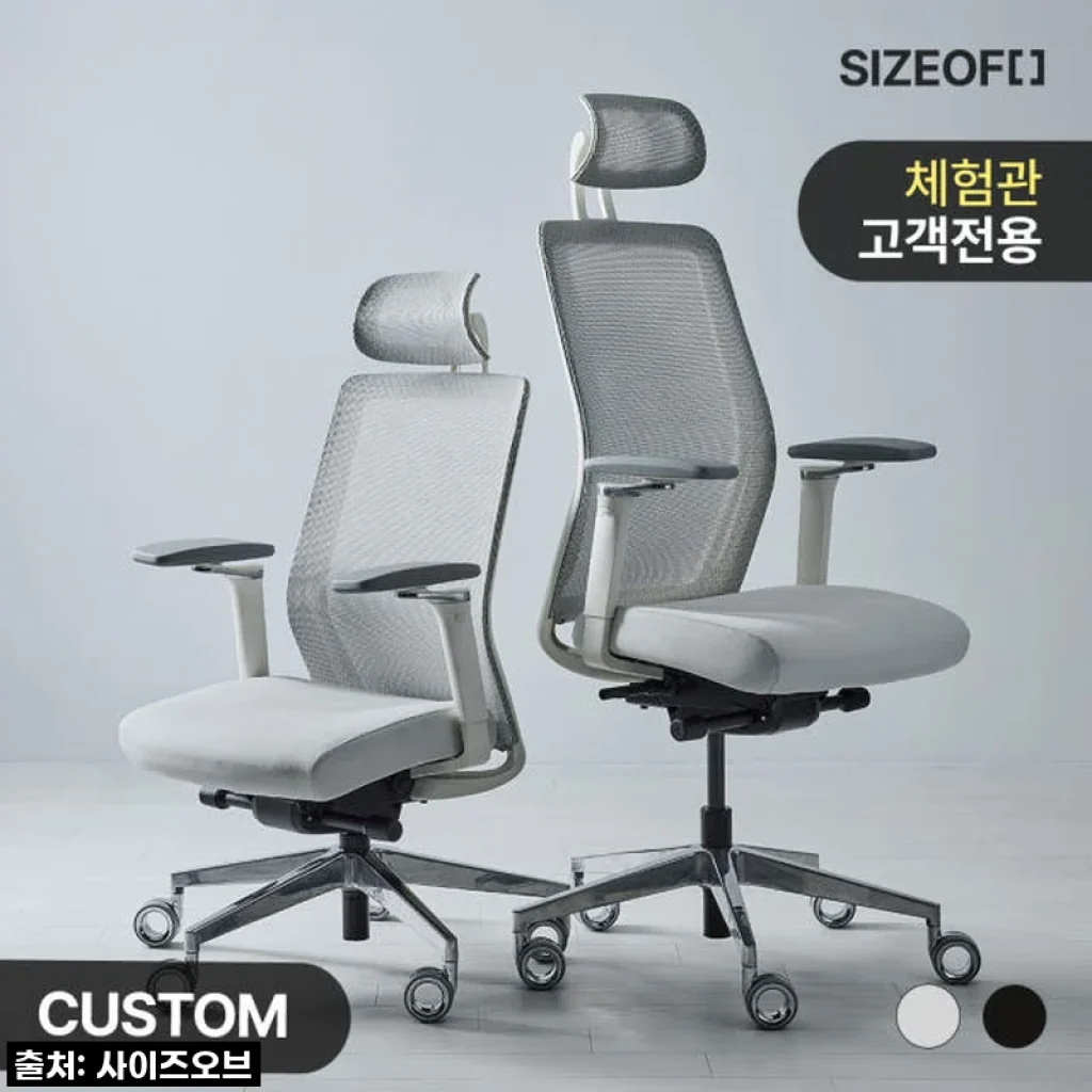 내 몸에 딱 맞는 편안함! 사이즈오브[체어] 맞춤 플러스, 직접 써본 솔직 후기