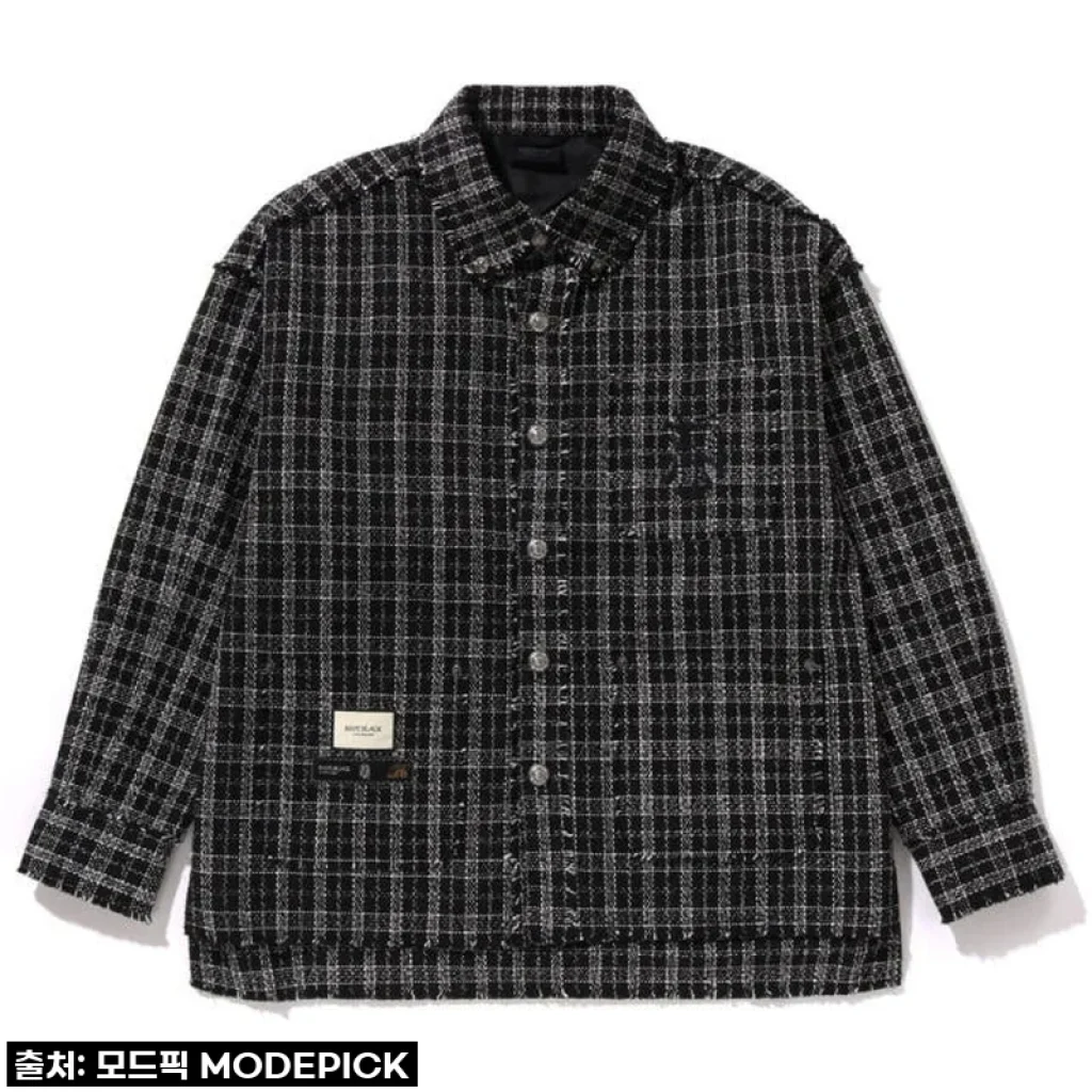 내 옷장에 찾아온 패셔니스타! 베이프 셔츠 TWEED CHECKER SHACKET 1L70-140-308, 직접 입어보니?