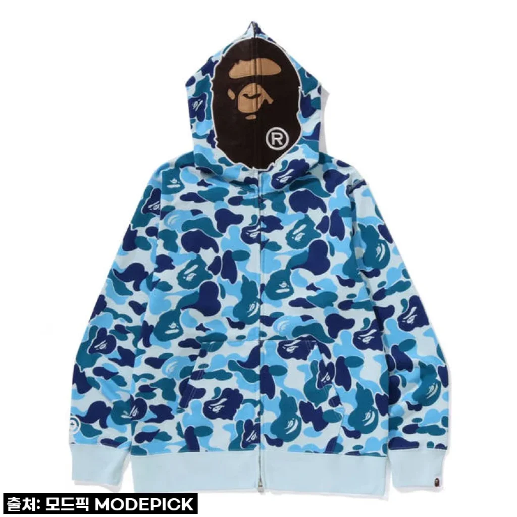 스트릿 패션의 완성! 베이프 ABC CAMO 후드집업, 드디어 제 품으로 (1L80-115-006)