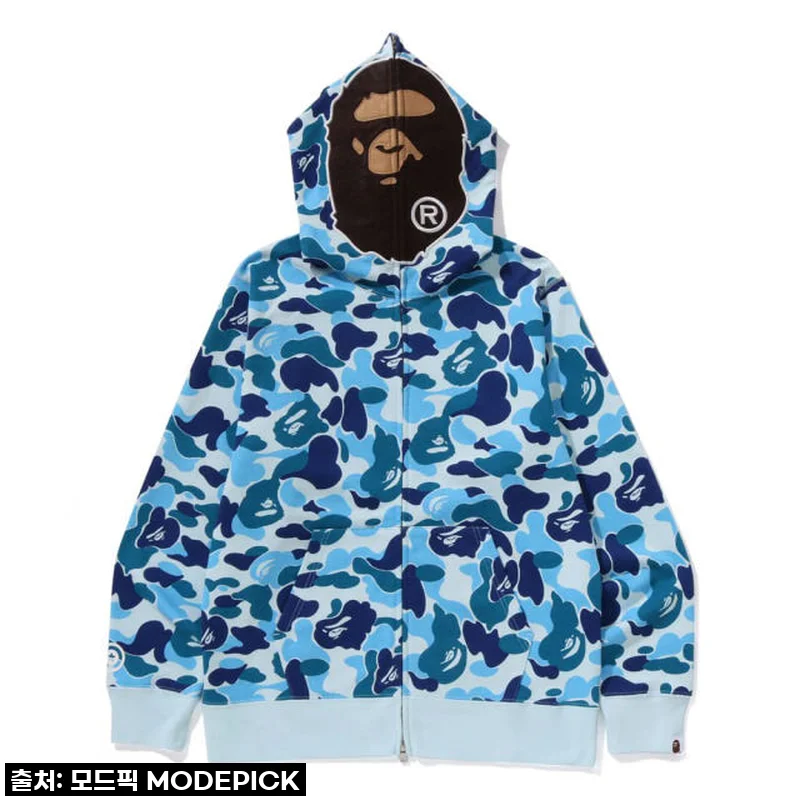 스트릿 패션의 완성! 베이프 ABC CAMO 후드집업, 드디어 제 품으로 (1L80-115-006)