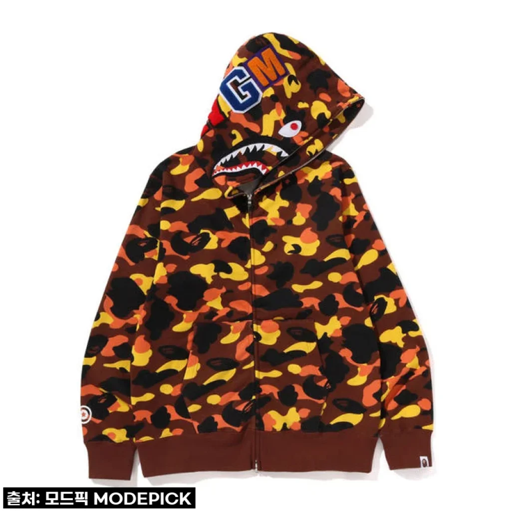 베이프 샤크 후드집업 1ST CAMO SHARK FULL ZIP HOODIE, 드디어 손에 넣었어요! 내돈내산 솔직 후기