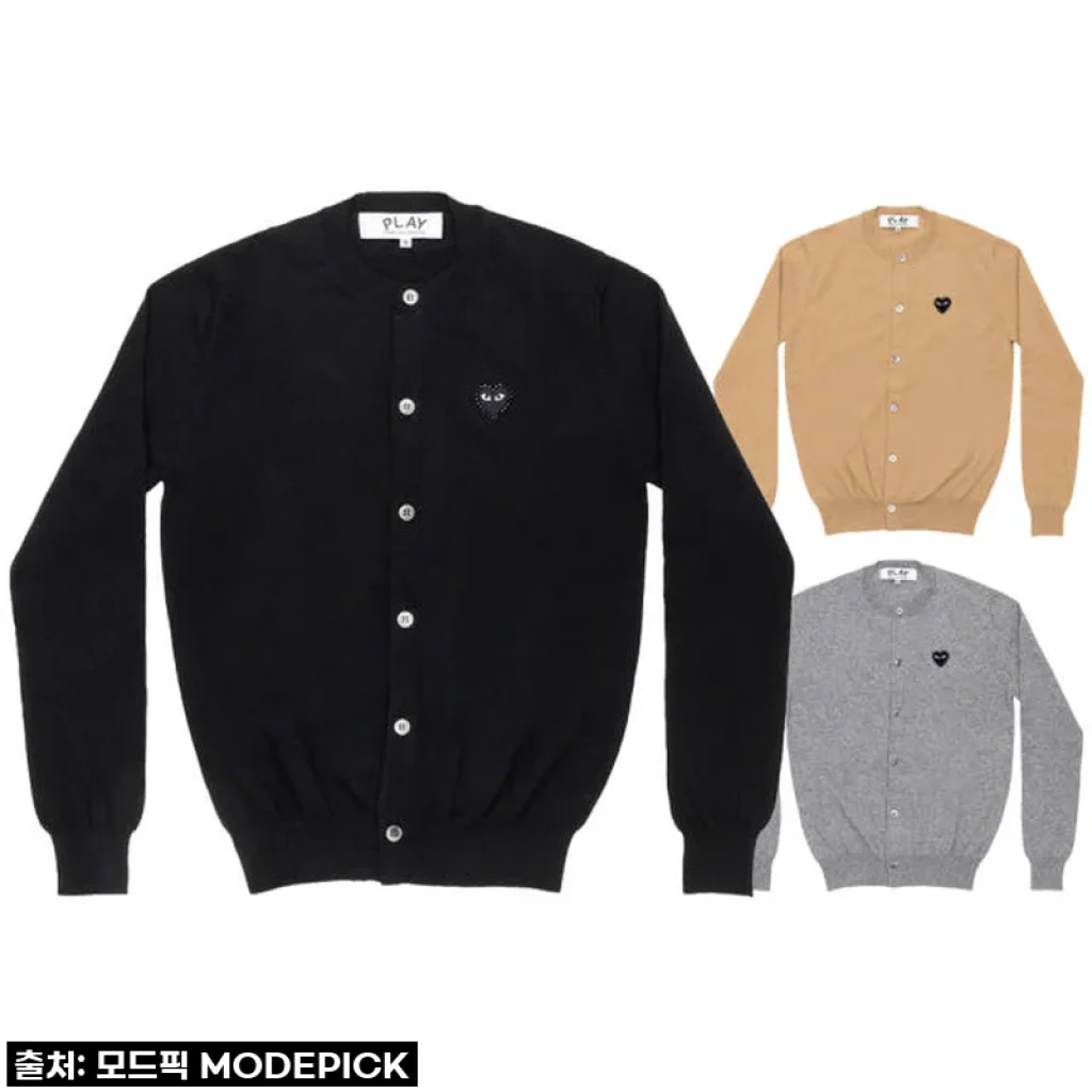 꼼데가르송 가디건 Unisex Round Neck Cardigan AX-N805-051 사용 후기