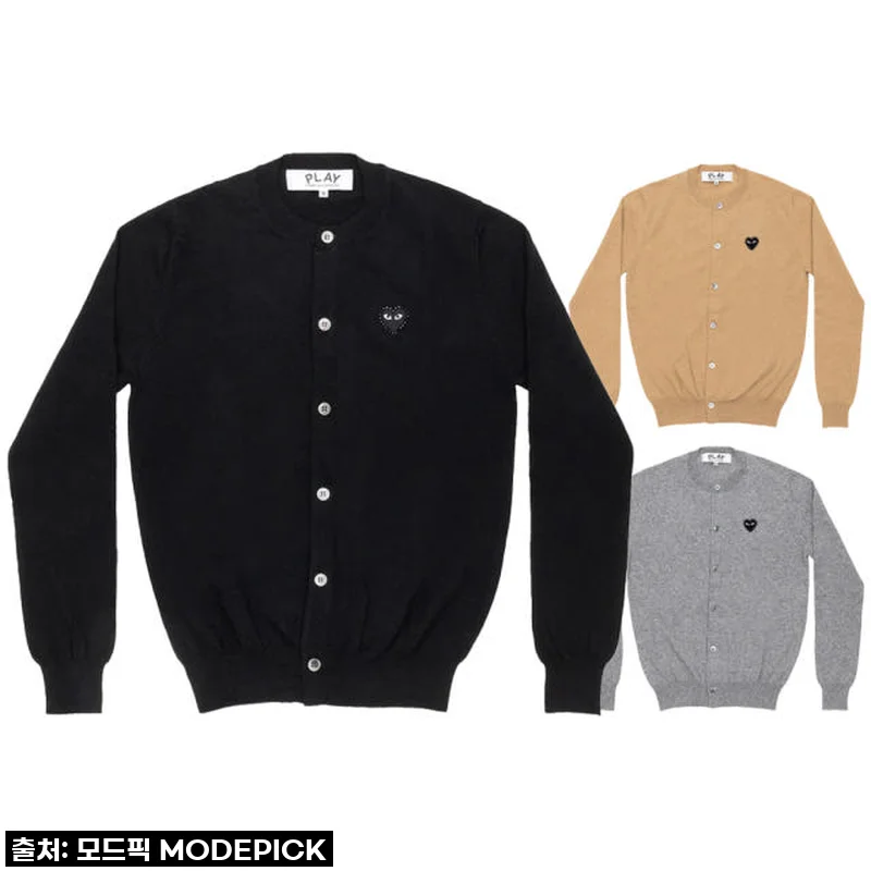 꼼데가르송 가디건 Unisex Round Neck Cardigan AX-N805-051 사용 후기