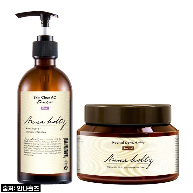 안나홀츠 여성 문제성피부 스킨 300ml + 리바이탈 영양 크림 420g 2종 세트 사용후기