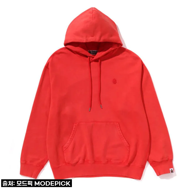 베이프 후드티 GARMENT DYE ONE POINT RELAXED FIT PULLOVER HOODIE 사용후기