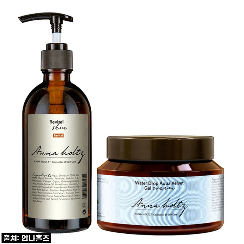 안나홀츠 닥토 스킨300ml & 워터드롭 수분 크림 420ml 2종 세트 사용후기