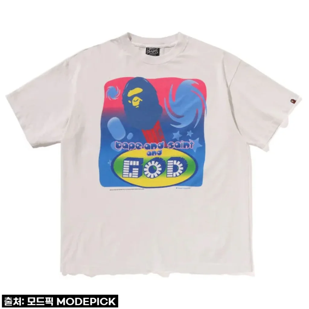 베이프 X SAINT MXXXXXX 반팔티 GOD TEE 1L73-109-909 사용후기