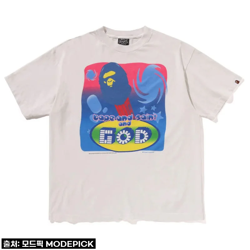 베이프 X SAINT MXXXXXX 반팔티 GOD TEE 1L73-109-909 사용후기