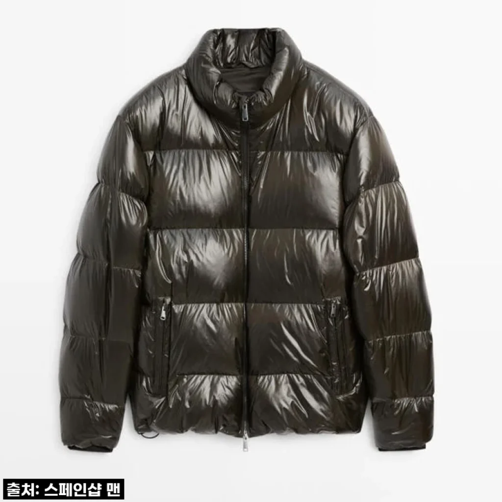 마시모두띠 테크니컬 글로시 다운 패딩 재킷 3141/410 DARK KHAKI 사용후기