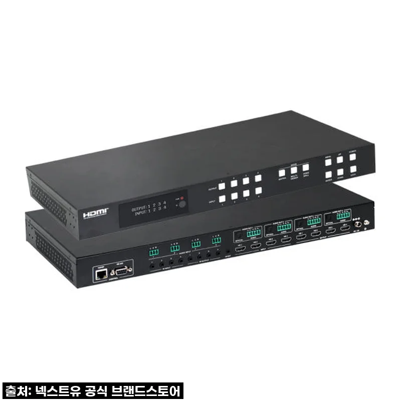 매헤스 4x4 HDMI2.0 심리스 비디오월 멀티비전 매트릭스 사용후기