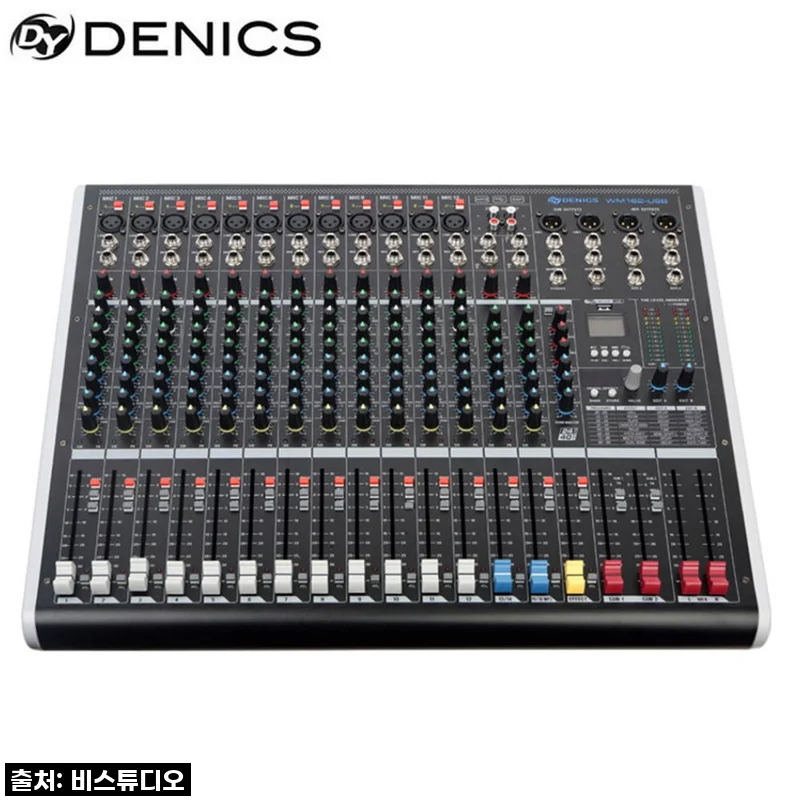 데닉스 DY-WM162USB 파워드 오디오 믹서 사용후기 – 강력한 2000W 출력과 USB 기능의 매력