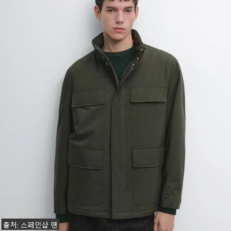 마시모두띠 테크니컬 방수 카키 패딩 관련 이미지 2