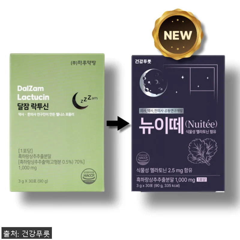 뉴이떼 흑하랑 상추 초고함량 멜라토닌 관련 이미지 1