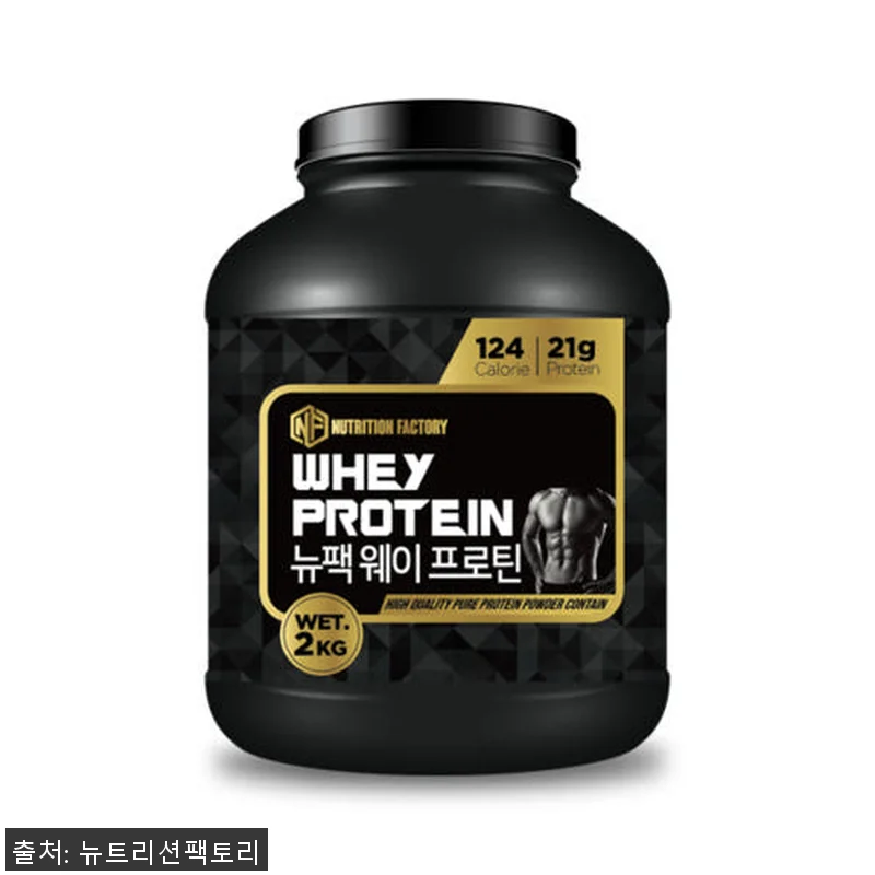뉴팩웨이프로틴 1+1 단백질 보충제 관련 이미지 1